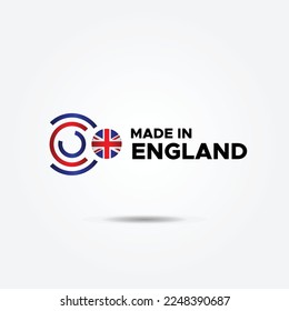Made In England Elegant Label Product Design