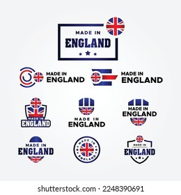 Made In England Elegant Label Product Design