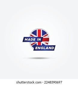 Made In England Elegant Label Product Design