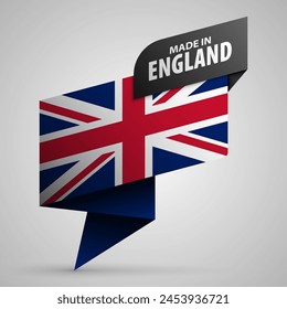 Made in England graphic and label. Element of impact for the use you want to make of it.