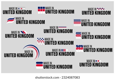 Made in England graphic and label set. Element of impact for the use you want to make of it.