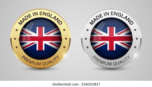 Made in England graphics and labels set. Some elements of impact for the use you want to make of it. svg