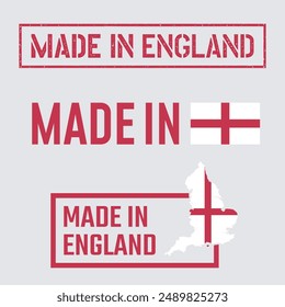 made in England icon set, made in England product icons