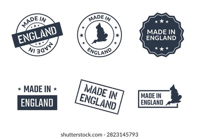 made in England icon set, made in England product icons