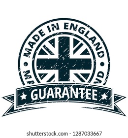 Made in England label illustration