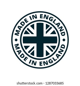 Made in England label illustration