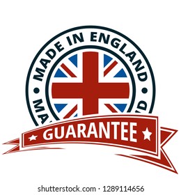 Made in England label illustration