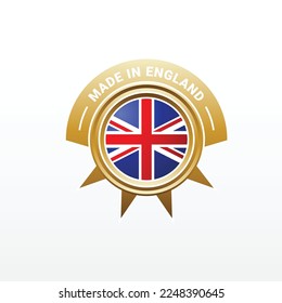 Made In England Label Product Design