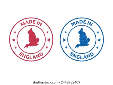 made in England label set, made in England product stamp