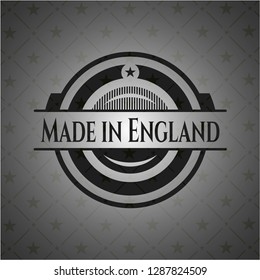 Made in England realistic dark emblem