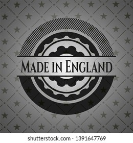 Made in England retro style black emblem. Vector Illustration. Detailed.