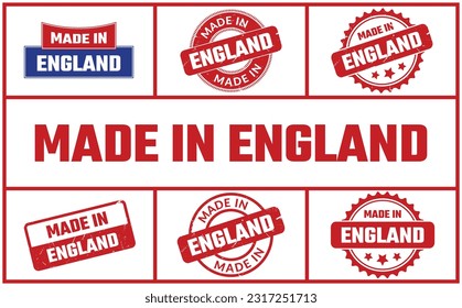 Made In England Rubber Stamp Set