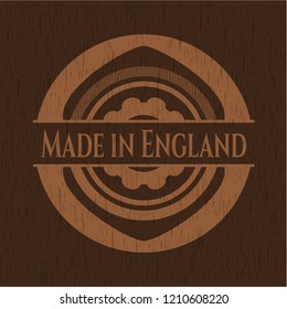 Made in England wood emblem