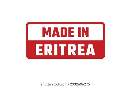 Made In Eritrea Rubber Stamp