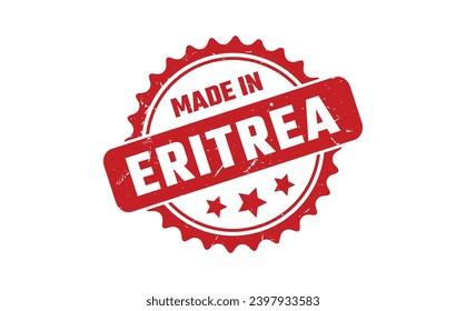 Fabricado En Eritrea Sello De Caucho
