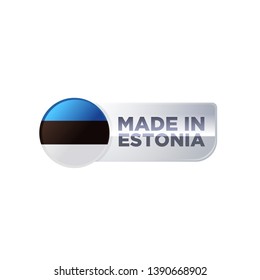 MADE IN ESTONIA EMBLEM BADGE