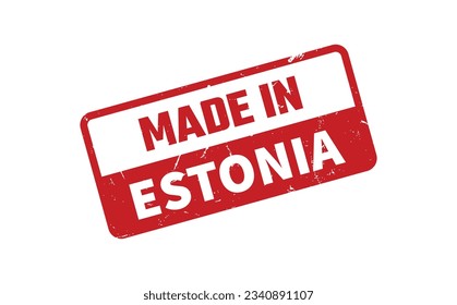 Made In Estonia Rubber Stamp