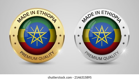 Made in Ethiopia graphics and labels set. Some elements of impact for the use you want to make of it.