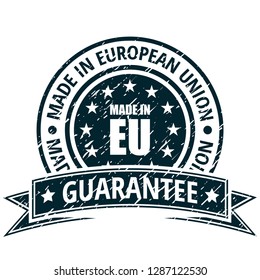 Made in European Union illustration