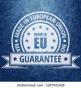 Made in European Union illustration