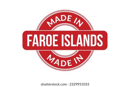 Made In Faroe Islands Rubber Stamp