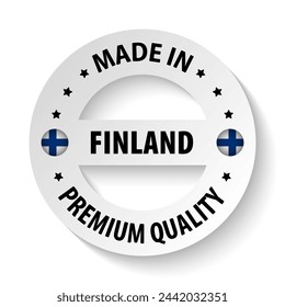 Made in Finland graphic and label. Element of impact for the use you want to make of it.