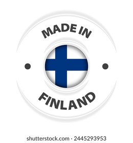 Made in Finland graphic and label. Element of impact for the use you want to make of it.