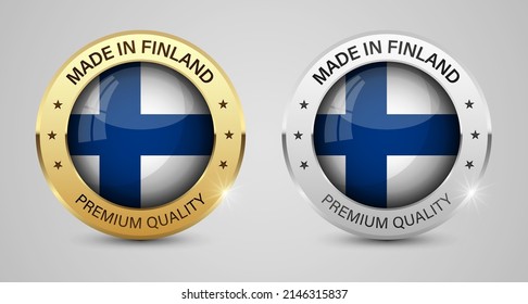 Made in Finland graphics and labels set. Some elements of impact for the use you want to make of it.