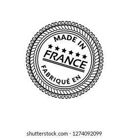 made in france emblem, label, badge,sticker, logo. Designed for your web site design, logo, app, UI. fabrique en