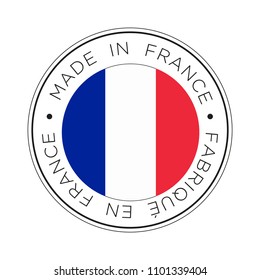 Made in France flag icon.