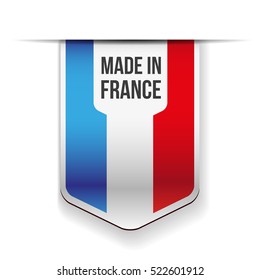 Made in France flag vector