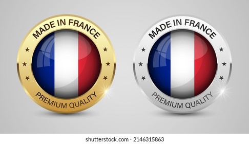 Made in France graphics and labels set. Some elements of impact for the use you want to make of it.