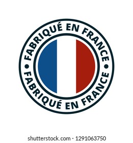 Made in France illustration (Non-English text - Made in France Guarantee)