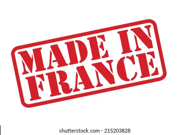 MADE IN FRANCE Rubber Stamp vector over a white background.