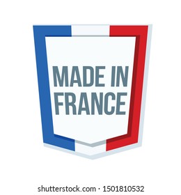 Made in France Shield sign illustration