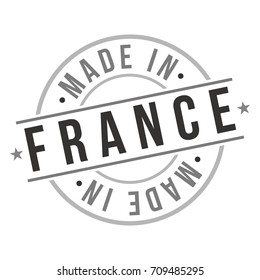 Made In France Stamp Logo Icon Symbol Design. Seal Badge Vector National Product.