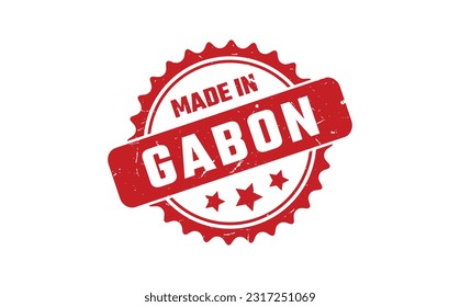 Fabricado En Gabón Con Sello De Goma