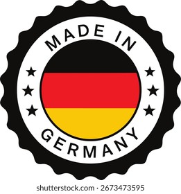 Made in Germany Badge – German Quality Seal Vector
