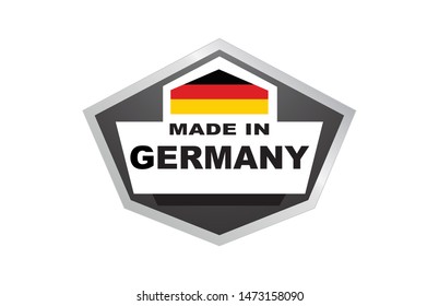 "Made in Germany" badge illustration