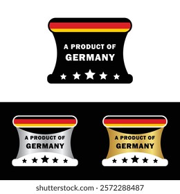 Made in Germany Badge Tag Seal Hergestellt in Deutschland Make