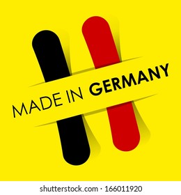 Made In Germany Badge vector illustration