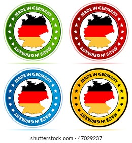 made in germany - button