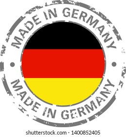 made in germany flag grunge icon