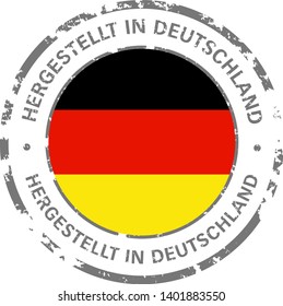 made in germany flag grunge icon