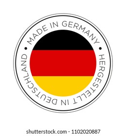 Made in Germany flag icon.