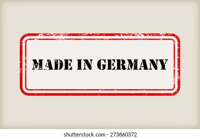 Made in Germany grunge rubber stamp.Vector illustration.