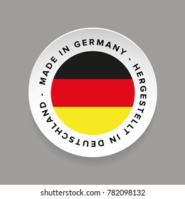 Made in Germany - Hergestellt in Deutschland