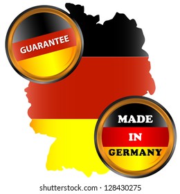 Made in germany icon on a white background