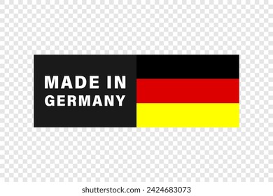 Made in Germany. Icon, sticker, label. Vector