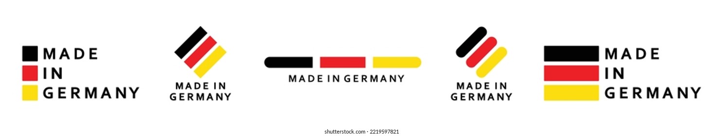 Made in Germany Icon vector illustration